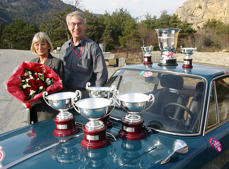 Otto og Britta Kristensen vandt totalsejren i Rally Monte-Carlo Historique i 2002 i deres Lancia Fulvia. De vil også være til start i Tivoli til vinter.